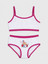 JADEA Coordinato Bambina Brassiere + Slip in Cotone Elasticizzato 853