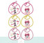 Ellepi (6 Pezzi) Bavaglini Neonato Disney Plastificati in Cotone WD9551 Offerta Multipack