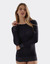 JADEA Maglia manica lunga scollo a barca modal e cashmere - Art. 4649