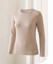 JADEA Maglia donna manica lunga girocollo in micromodal e cashmere Art. 5331