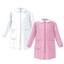 Siggi Grembiule Scuola Bambina Asilo Chiusura Con Zip  3380 Bianco e Rosa