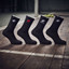 LOTTO (4 Paia) Calzini Tennis Uomo in Cotone Q-TENNIS
