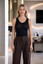 Mysublyme Canotta donna spalla larga in cashmere 6413