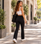JADEA Pantaleggings Donna Maxi Comfort Leggermente a Zampa Art. 4370