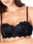 LORMAR Deluxe Reggiseno Donna in Pizzo con Ferretto fascia a Balconcino (Coppa B)