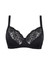 SIèLEI Reggiseno Donna Senza ferretto in Microfibra con pizzo Coppa C Art. 940