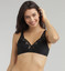 Playtex  Reggiseno Senza Ferretto in Microfibra e Pizzo (Coppe B - C - D) 6176 / 6177