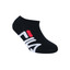 3 Paia Minicalza Sportiva Bambino con Logo  Fila F8199/3 in Cotone