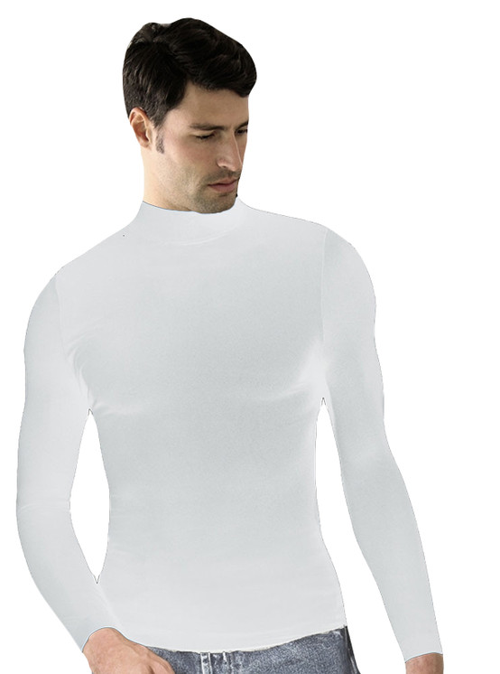 Maglia Dolcevita Uomo Intimidea 200110 in Microfibra Collo alto e manica lunga