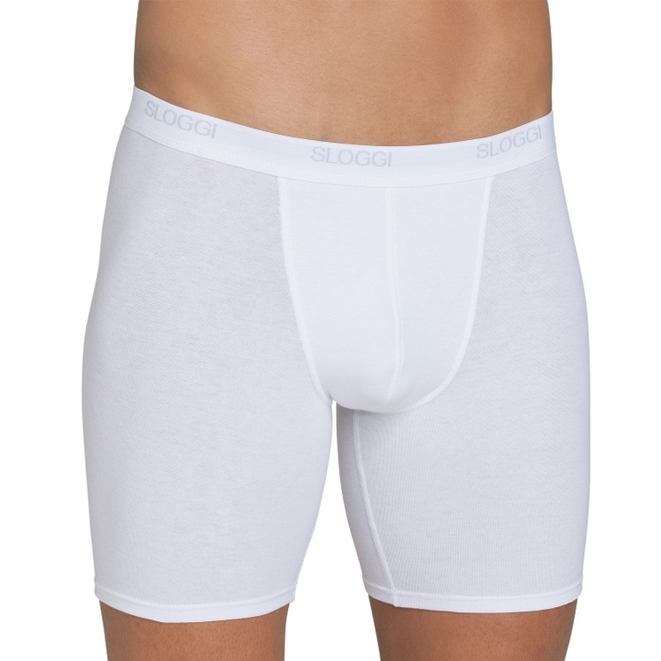 Boxer Uomo Sloggi Long Basic in Cotone Elasticizzato stretch Cotton