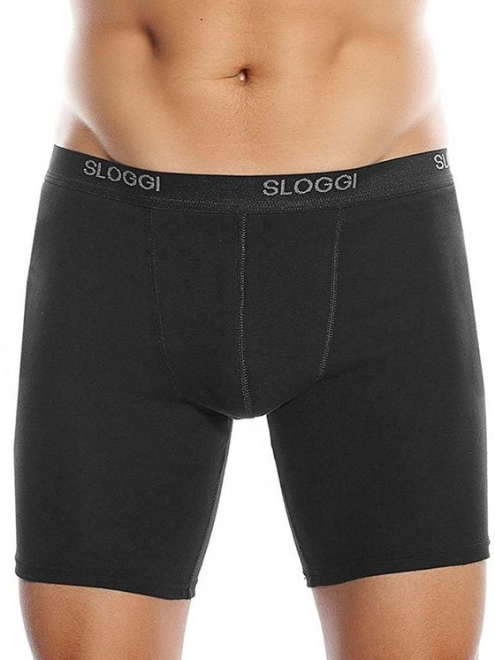 Boxer Uomo Sloggi Long Basic in Cotone Elasticizzato stretch Cotton
