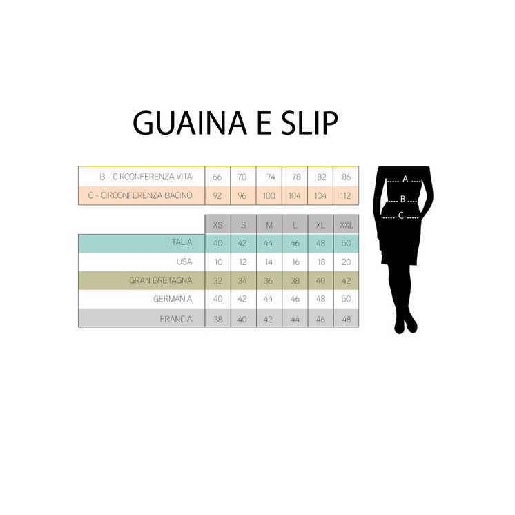 Guaina Pantaloncino AC010 Linea CUORE DI DONNA. Contenitiva e Snellente