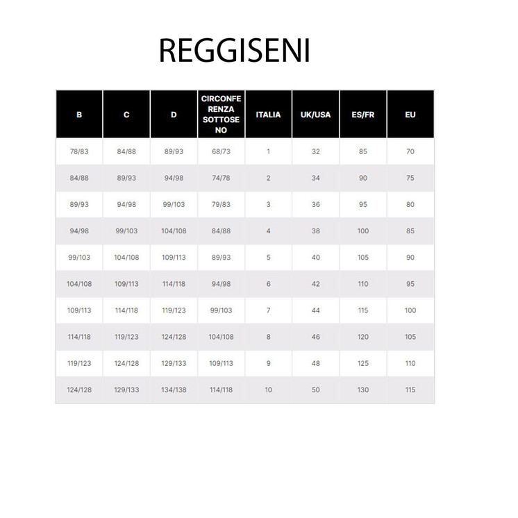 Reggiseno Donna Aris 1800 Imbottito in Microfibra con ferretto - Coppa B