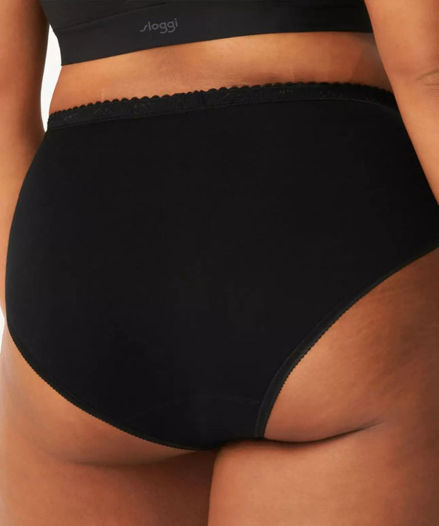 Slip Donna Sloggi Chic Midi In Cotone Di Alta Qualità