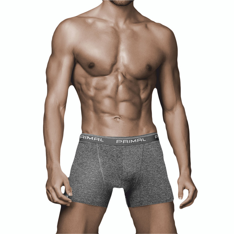 6 Boxer Uomo Primal 3501 in Cotone Elasticizzato con Elastico Esterno