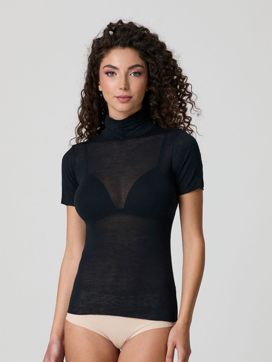 Jadea Dolcevita Donna Cashmere Mezza Manica in Modal  4065