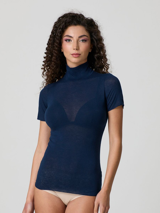 Jadea Dolcevita Donna Cashmere Mezza Manica in Modal  4065