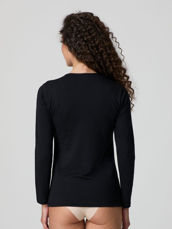 Maglia Donna Invernale Girocollo Manica Lunga in Soft Cotton Jadea 4100
