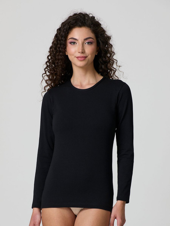 Jadea Maglia Donna Invernale Girocollo Manica Lunga in Soft Cotton  4100