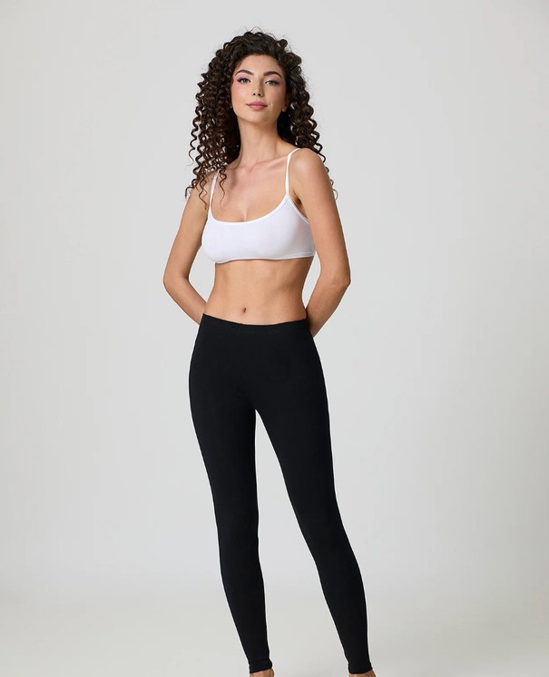 Jadea Leggings Donna Lungo in fresco cotone Elasticizzato 4265