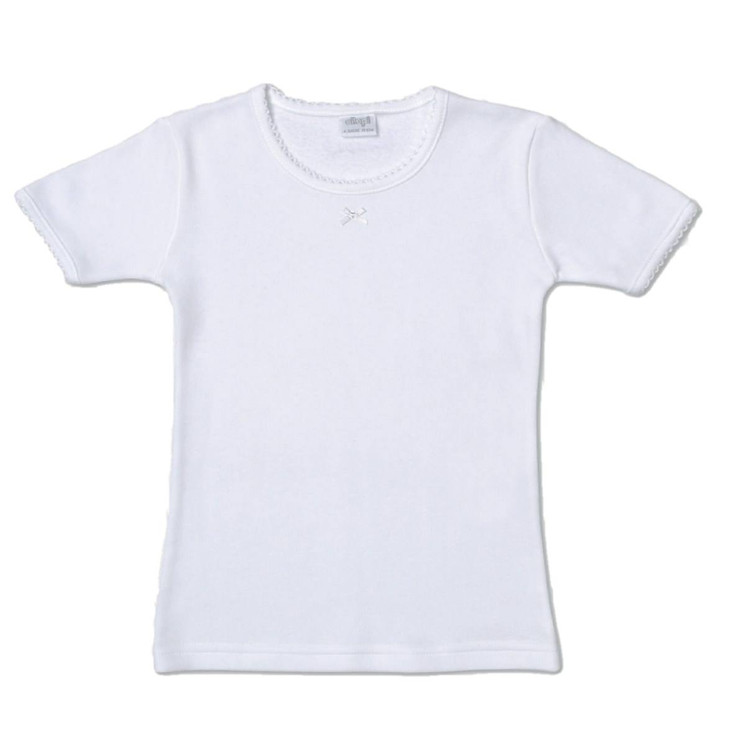 Maglia Intima Bambina Ragazza Ellepi 651 Mezza Manica in Caldo cotone