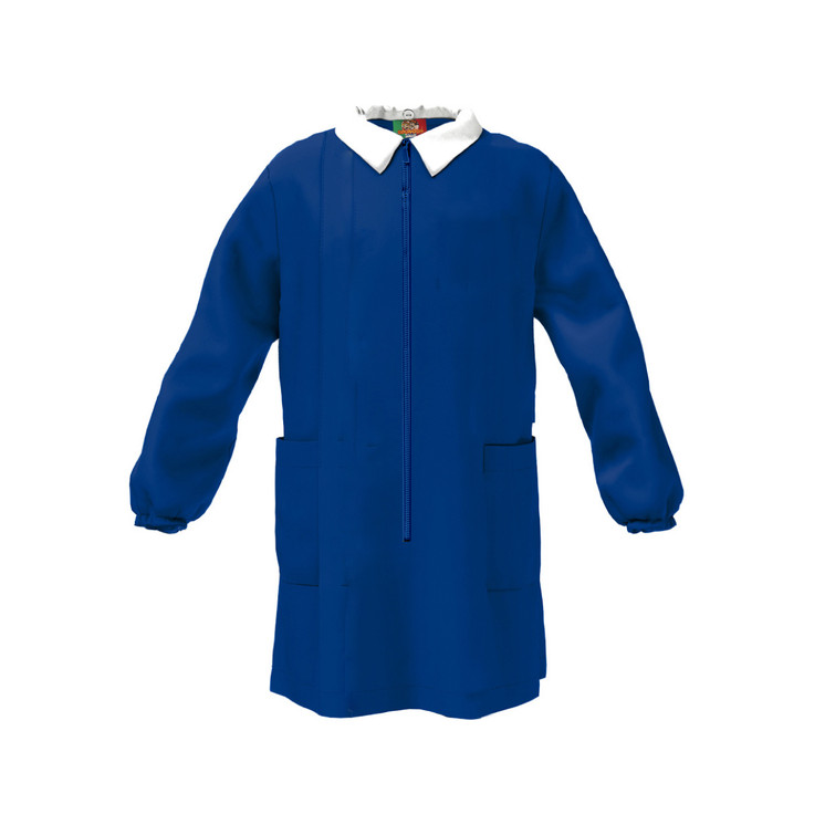 Grembiule  Elementare Bambino Senza Ricamo con Cerniera Zip Mariano