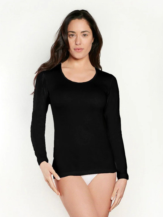 3 Pezzi Maglia Donna Nottingham TL1111W Manica Lunga in Cotone Caldo