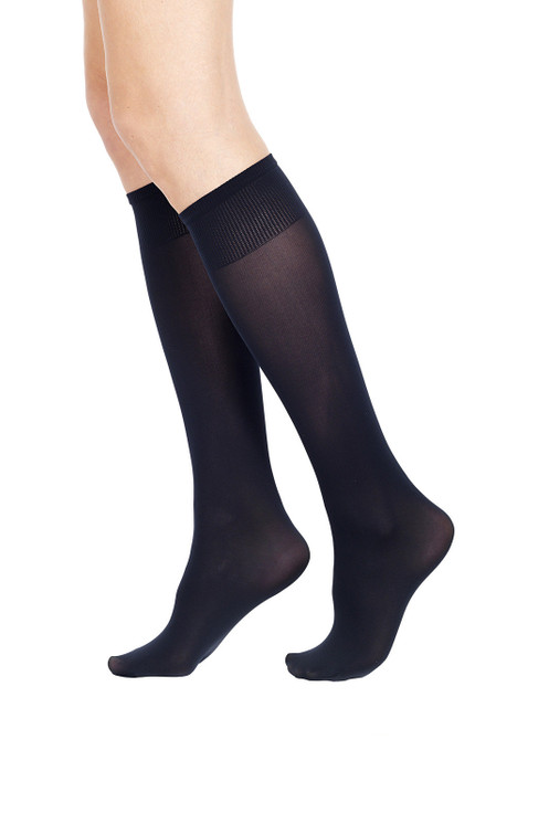 12 Paia Gambaletto Donna Coprente Microfibra 50 Den Pompea