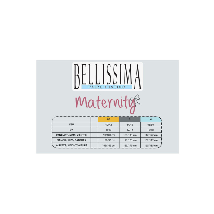 Collant Gravidanza Maternity M100 Bellissima 20 Den corpino anatomico