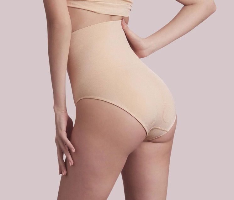 3 Slip Donna Vita Alta Linea Push Up Modellante 026 Bellissima - Made in Italy