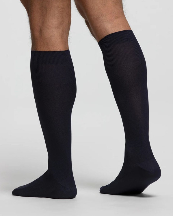 6 Paia Calzino Uomo Lungo Pompea in morbida Microfibra con lavorazione piquet