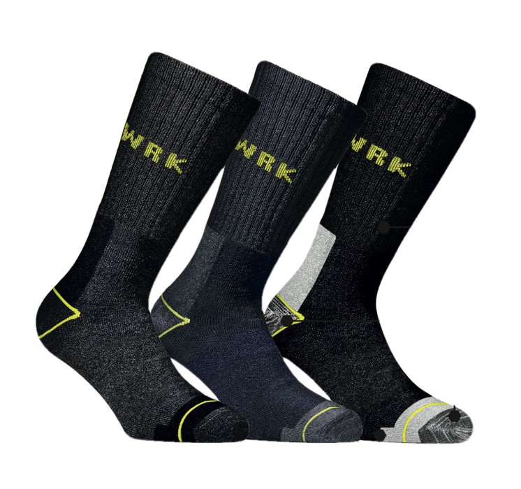 WRK-02 12 Paia Calza da Lavoro termica anti infortunistica rinfortata