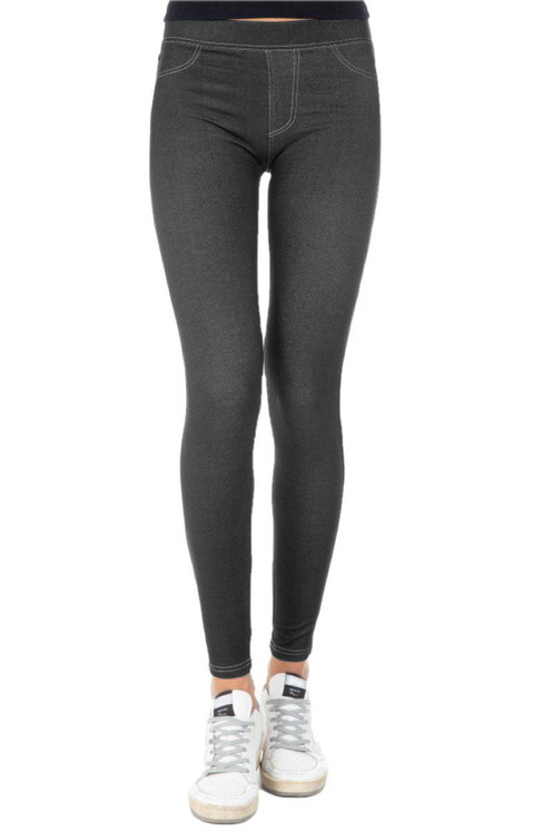 Leggings Donna Meritex 5810 Modello Jeans anche Taglie Comfort