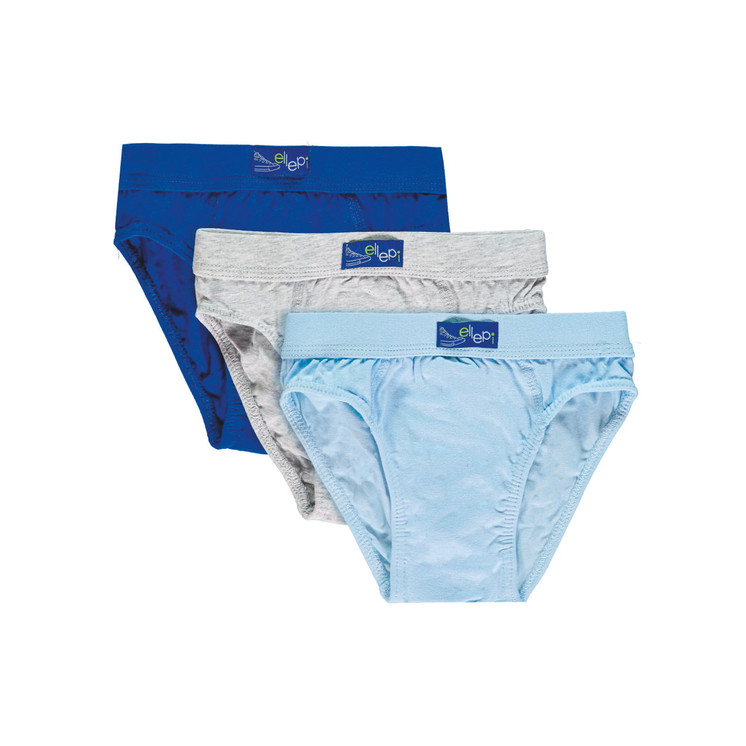 6 Pezzi Slip Bambino Ellepi 3841 in Morbido Cotone Elasticizzato