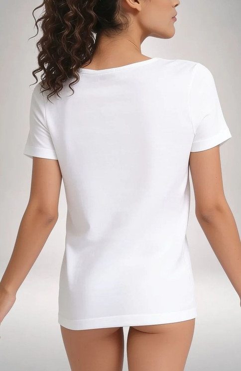 Liabel (3 pezzi) Maglia Intima Donna Caldo Cotone Mezza Manica 2828 26