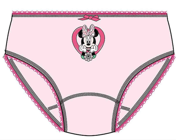 3 Pezzi Slip Bambina Disney Ellepi In Cotone Bielastico