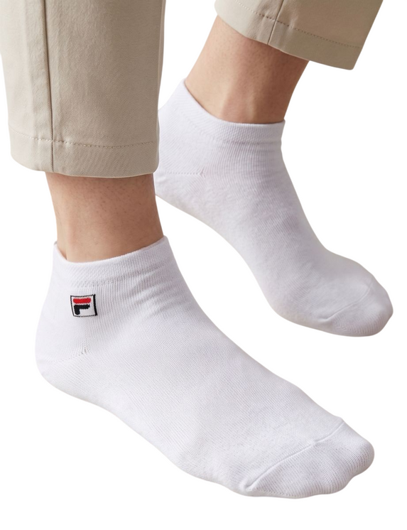 FILA (3 Paia) Calzino Corto in Cotone Uomo Donna Sportivo F9303