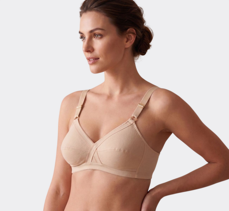 Gios Reggiseno senza ferretto incrociato in 100% cotone 142
