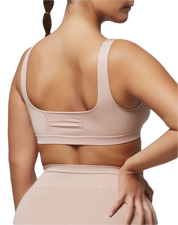 3 Brassiere Anatomica in Seamless Spalla Larga  Microfibra Pompea Comfort Size
