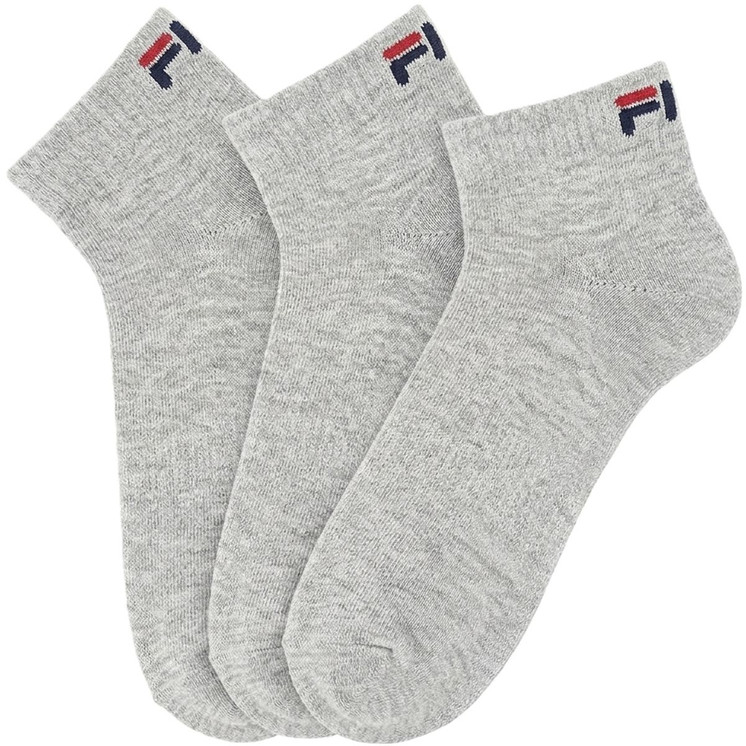 FILA (3 Paia) Calzino Corto in Cotone Uomo Donna Sportivo  F9300