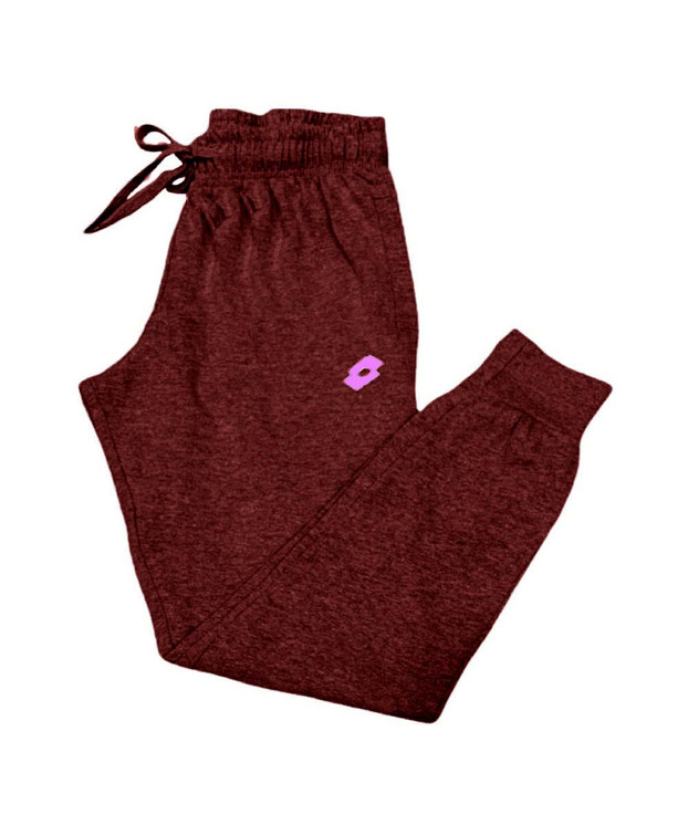 Pantalone Tuta Donna LA1012 LOTTO in felpa con polsino al fondo e tasche laterali