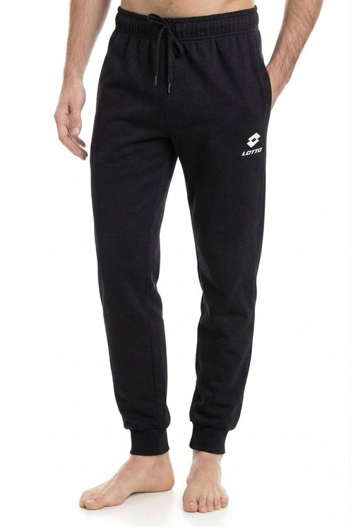 Pantalone Tuta Invernale Uomo in Felpa Lotto LA1105 con polsino al fondo