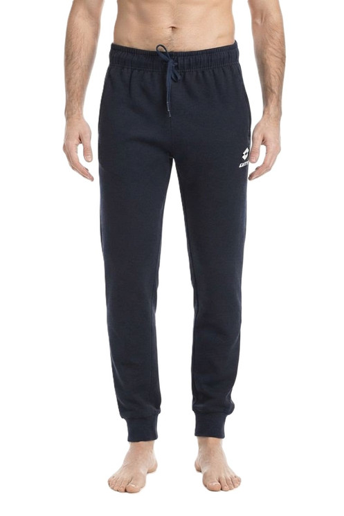 Lotto Pantalone Tuta Uomo in Felpa con polsino al fondo, elastico in vita