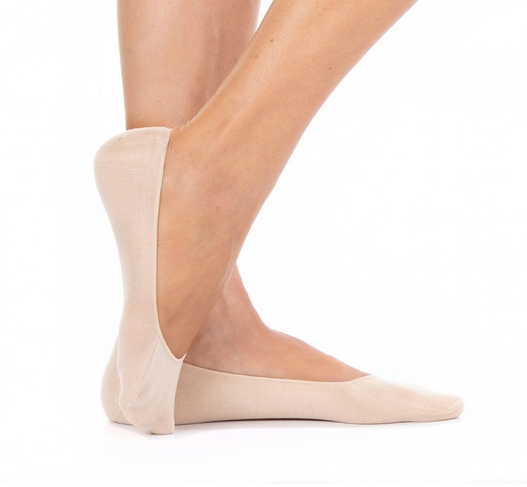 12 Paia Salvapiedi Unisex Meritex 654 in Cotone
