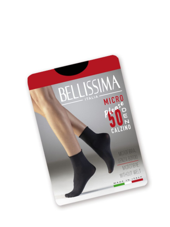 12 paia Calzini Bellissima da Donna Please Micro50 elasticizzato in microfibra