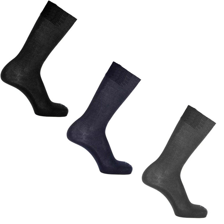 6 Paia Calza Corta Uomo 4910 ROSSI in Filo di Scozia Finissimo, Elastico Confort, Elegante e Resistente