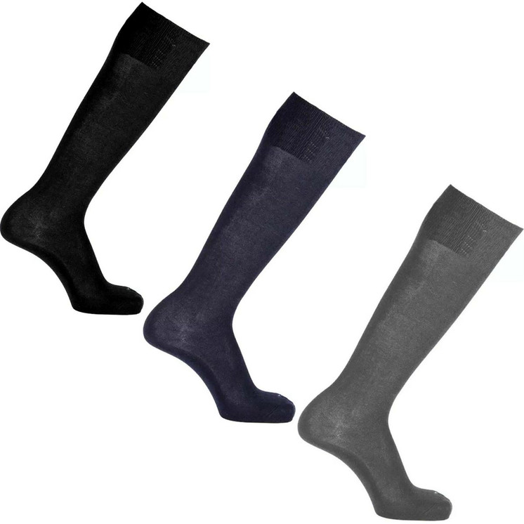 6 Paia Calza Uomo Lunga 229 ROSSI in Tessuto Misto Lana Rasato