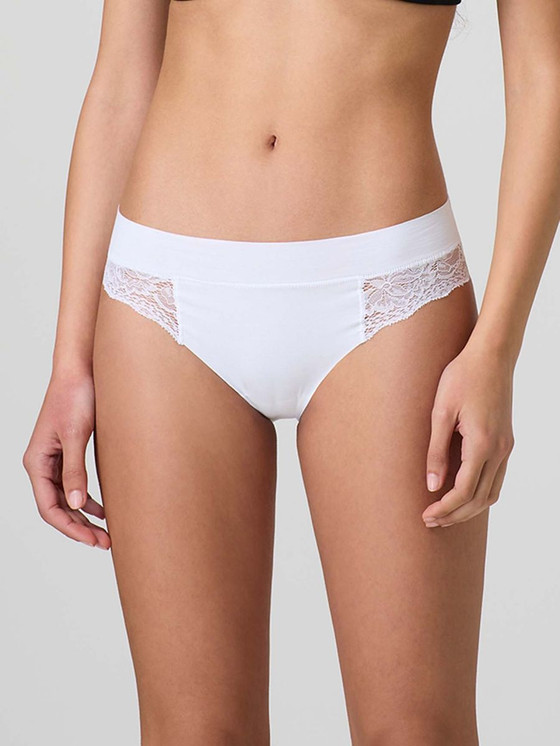 6 Slip Donna 8013 JADEA in Cotone elasticizzato con ricamo semitrasparente.