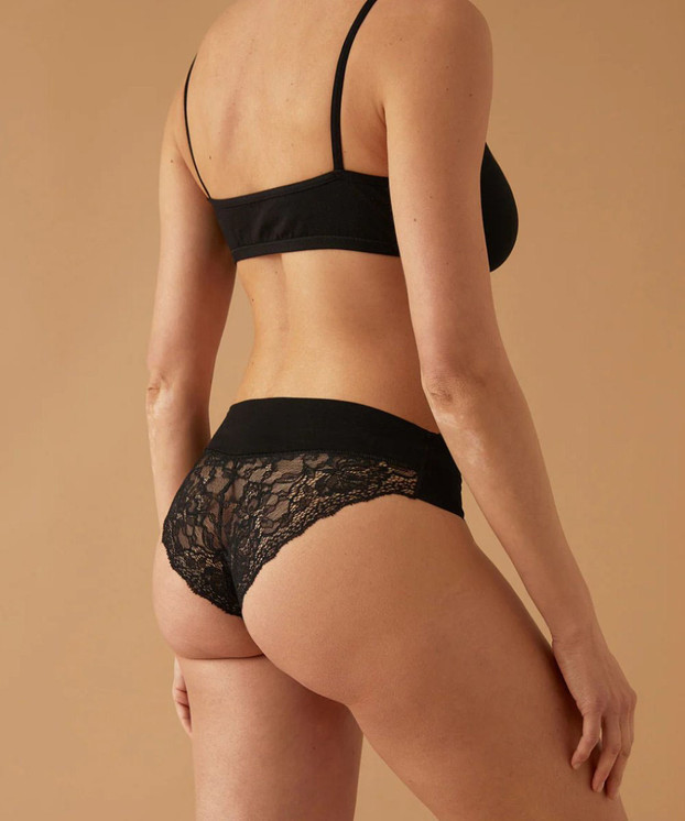 6 Slip Donna 8014 JADEA in Cotone elasticizzato con ricamo semitrasparente.