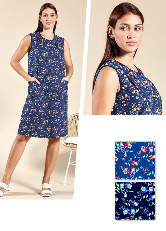 Vestaglietta da casa giromanica altezza ginocchio con Bottoni 401-402 Emmesse